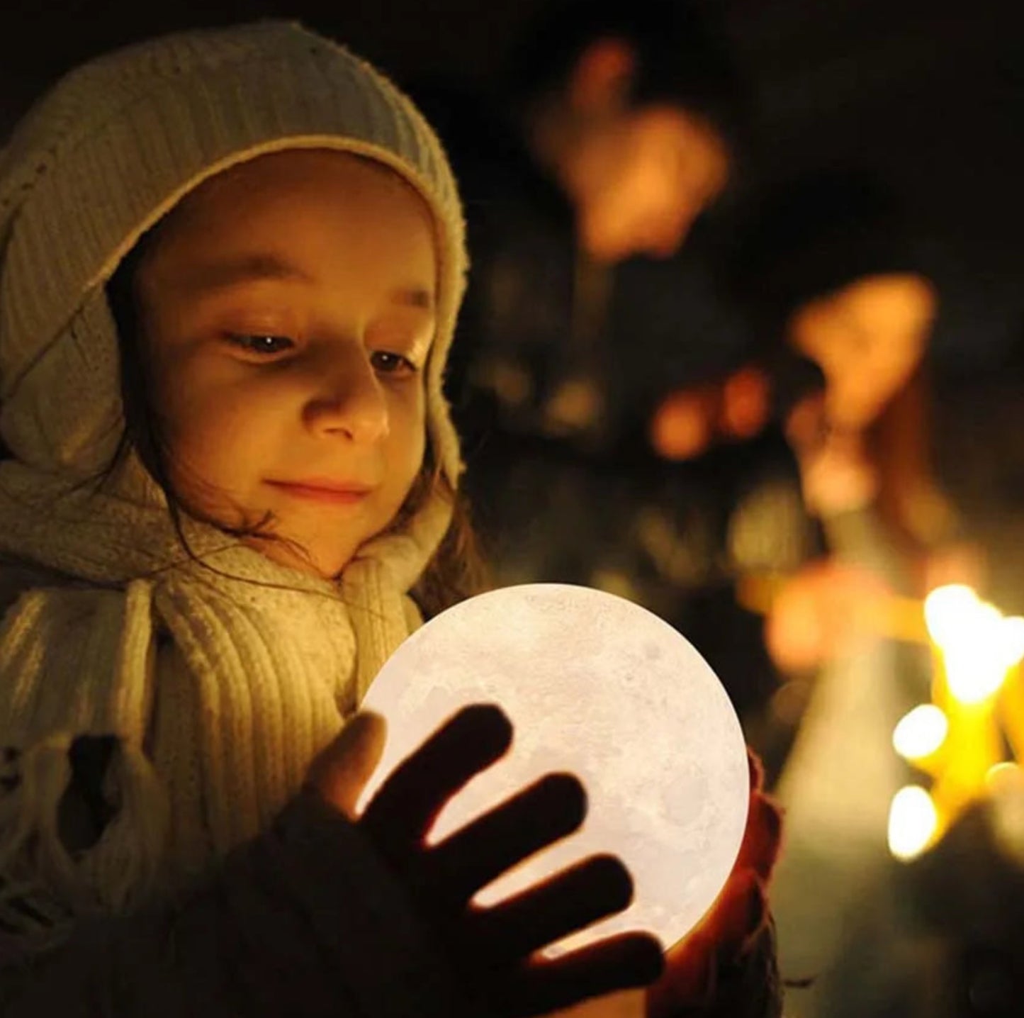 Lampe Lune 3D LED
