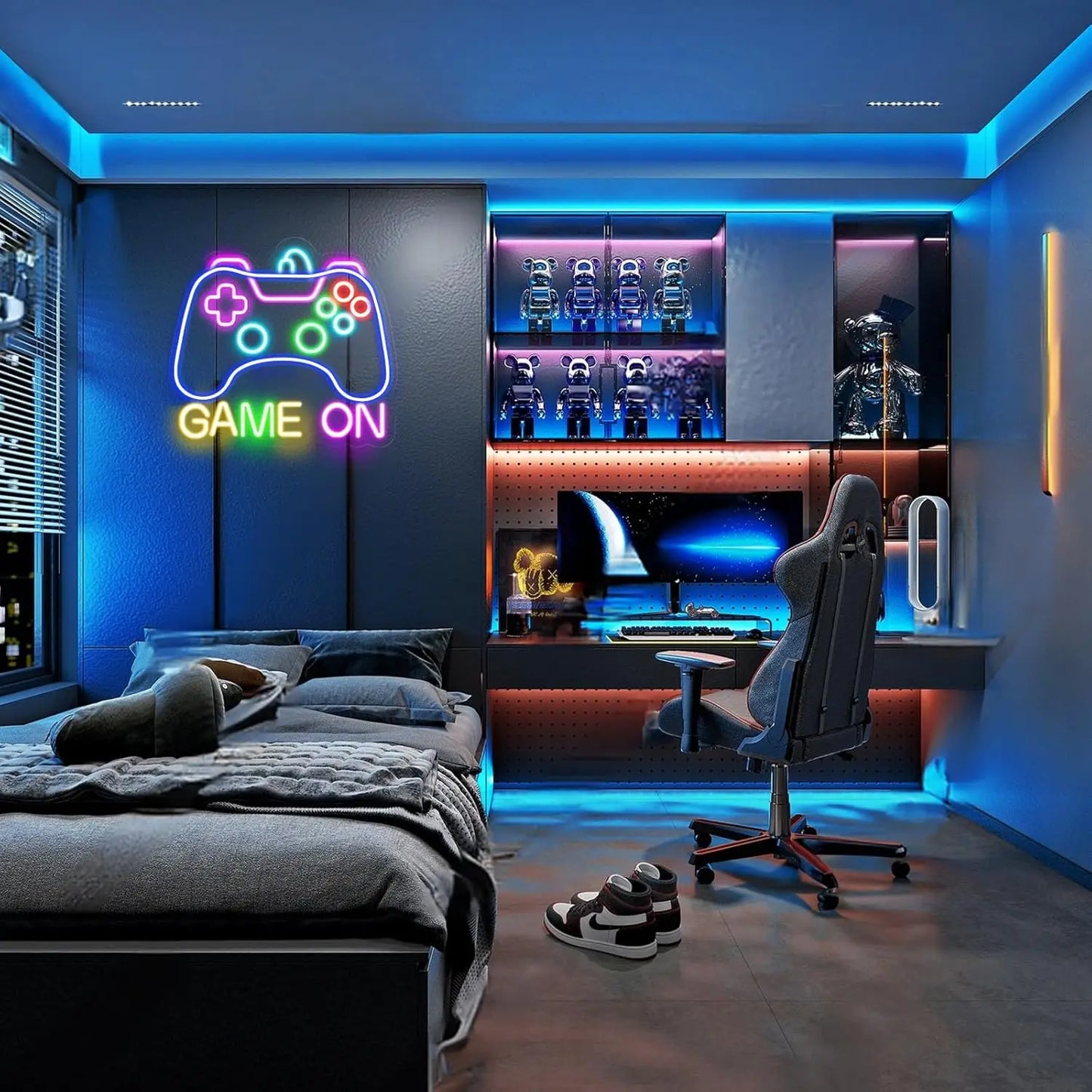 Néon Manette LED Gaming