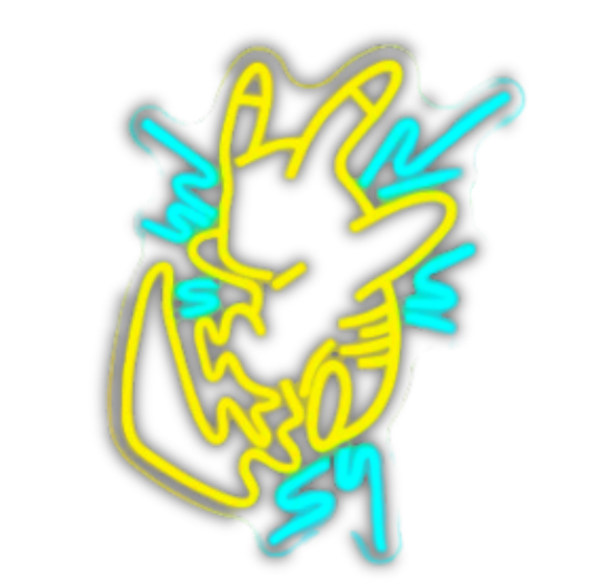 Néon Pikachu LED