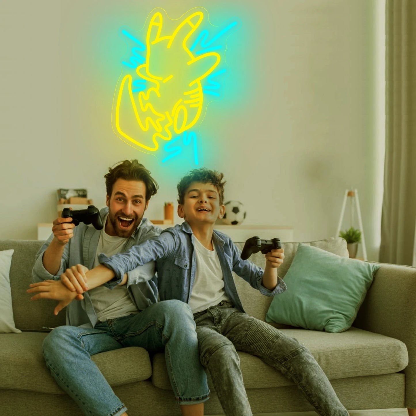 Néon Pikachu LED