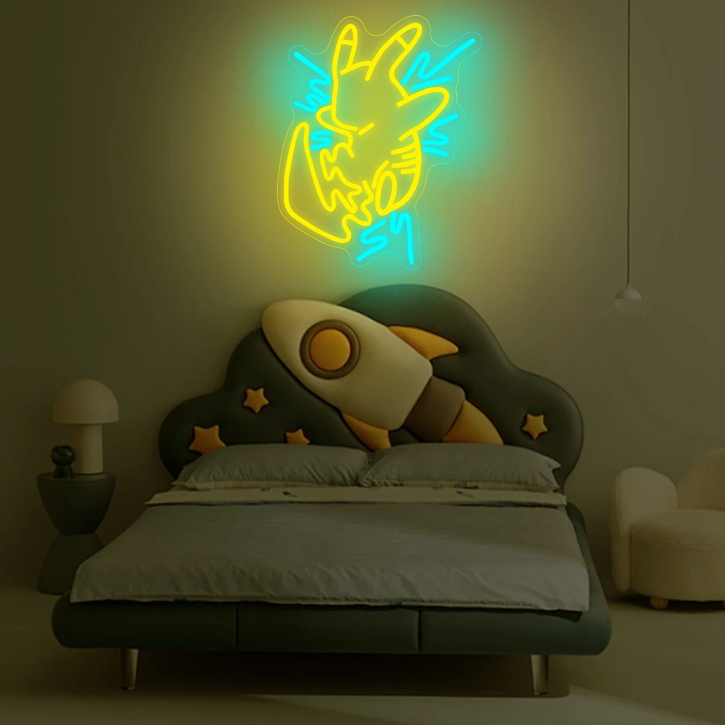Néon Pikachu LED